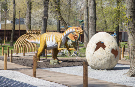 В киевском Гидропарке возобновляет работу Парк Динозавров — КГГА