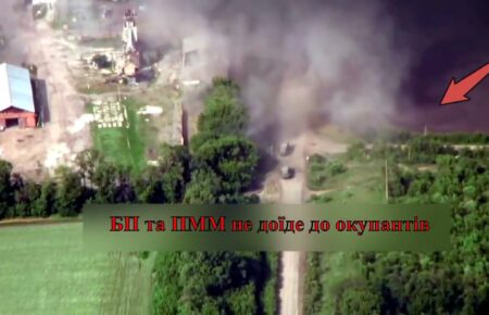 Артилеристи ЗСУ знищили колону росіян з боєприпасами та паливом (відео)