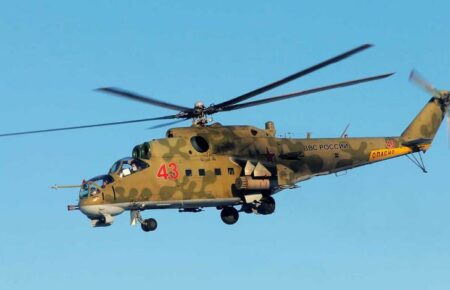 На Херсонщине сбили российский вертолет