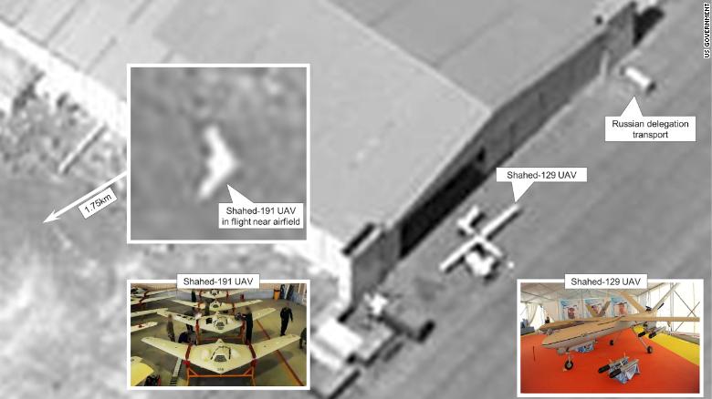 Делегація Росії двічі відвідувала аеродром Ірану для огляду бойових безпілотників — CNN