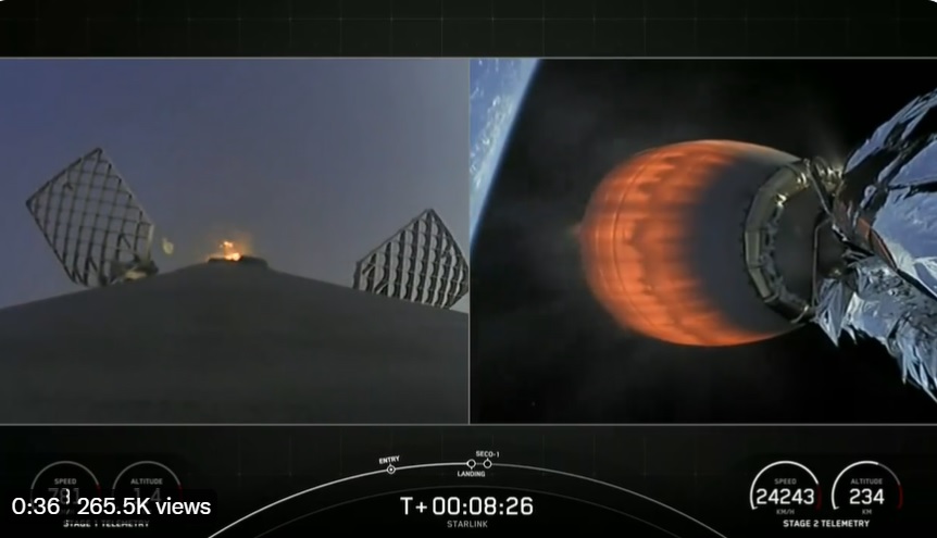 SpaceX вивела на орбіту ще 53 супутники Starlink