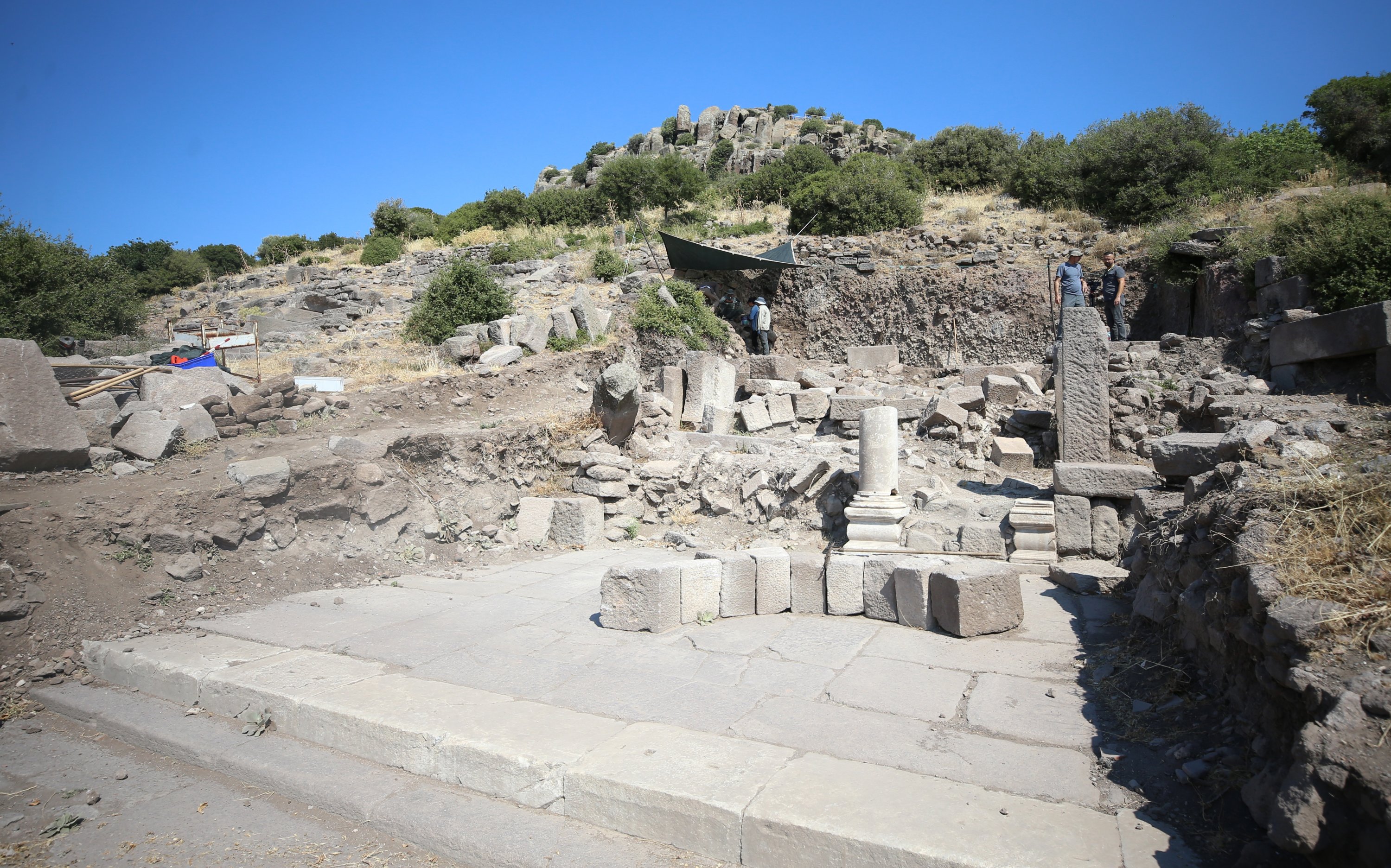 Археологи обнаружили 2200-летний римский фонтан в турецком Ассосе (фото)