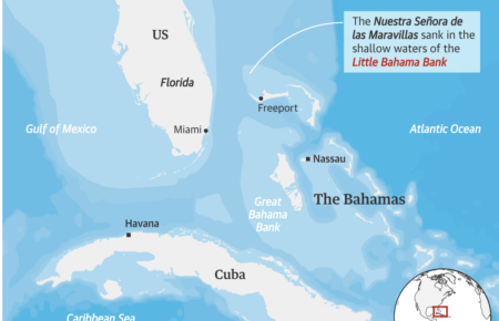 Археологи возле Багамских островов нашли сокровища испанского флота (фото)