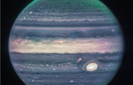 Телескоп «Джеймс Вебб» зробив деталізовані фото Юпітеру