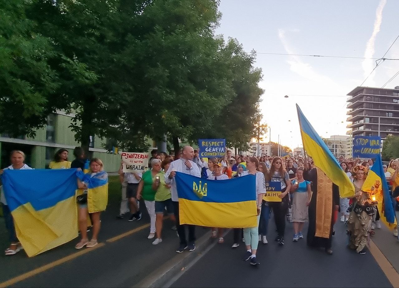 У Женеві українці вийшли на Марш свободи