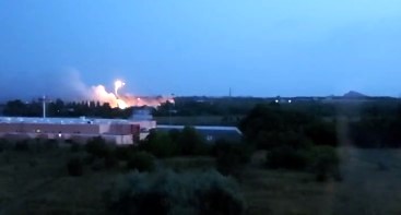 Возле Донецка горит база батальона оккупантов «Пятнашка» — Гайдай