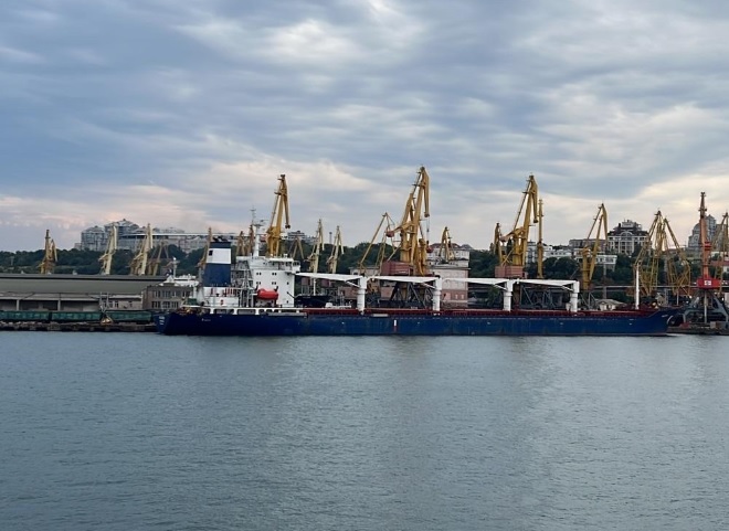 Перше судно з українським продовольством вийшло з Одеського порту — Кубраков