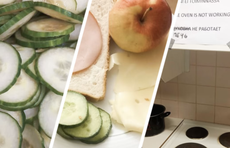Финские волонтеры случайно узнали об условиях жизни украинских беженцев: гнилые овощи, готовить еду нельзя, за вынос продуктов из столовой — нужно платить