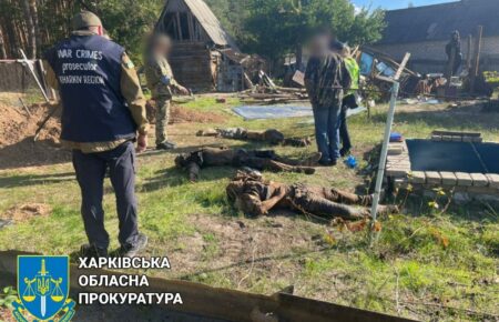 На Харківщині знайшли тіла чотирьох мирних мешканців, яких окупанти розстріляли у погребі