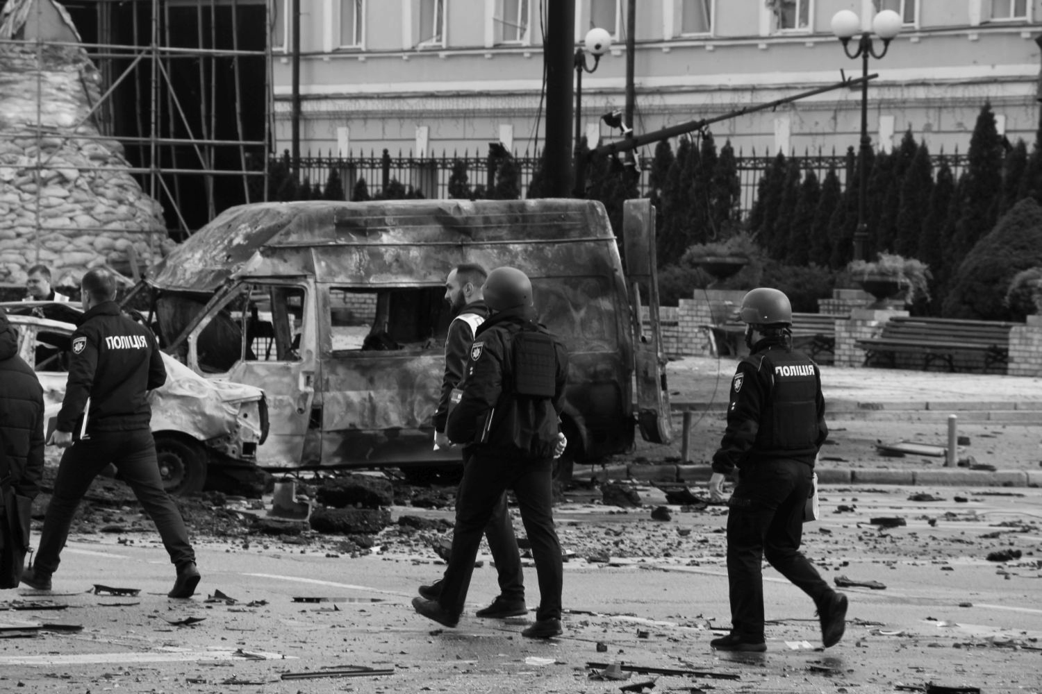 Киев после обстрелов 10 октября (фоторепортаж)