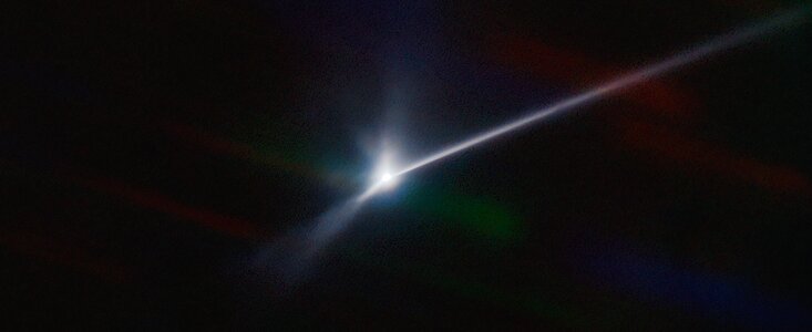 Телескоп сфотографував шлейф від астероїда, у який навмисно врізався космічний апарат NASA