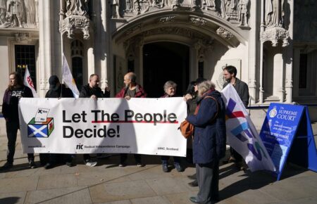 Верховний суд Британії відхилив спробу Шотландії провести новий референдум про незалежність