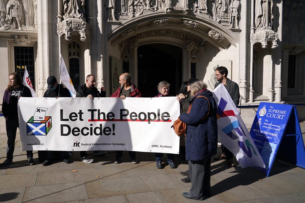 Верховный суд Британии отклонил попытку Шотландии провести новый референдум о независимости
