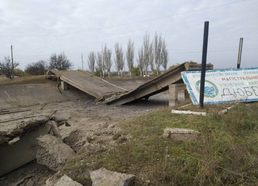 Окупанти підривають мости на Херсонщині та Миколаївщині (ФОТО)