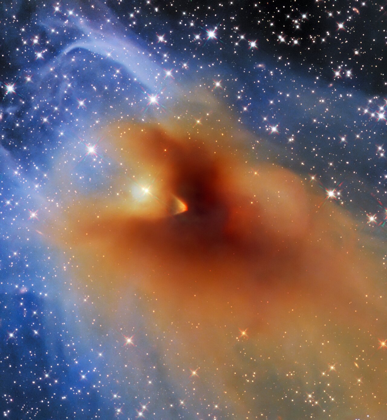 Hubble показав у сузір’ї Змія хмару, де народжуються зірки