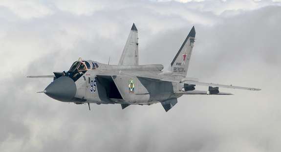 У Приморському краї Росії розбився винищувач МіГ-31