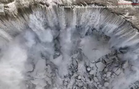 У США частково замерз Ніагарський водоспад
