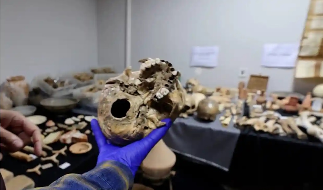 Іспанська поліція знайшла у двох будинках сотні археологічних артефактів і кісток