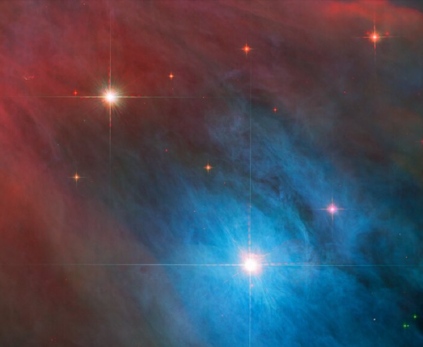 Hubble сфотографував яскраві змінні зірки у Туманності Оріона