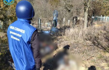 На Херсонщині ексгумували тіла двох застрелених окупантами цивільних