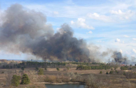 Масштабна пожежа сталася в окупованому Енергодарі (ФОТО)