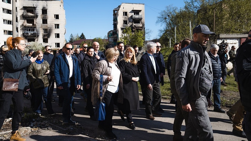 Президенти Чехії та Словаччини на тлі масованої атаки РФ прибули до України (ФОТО)