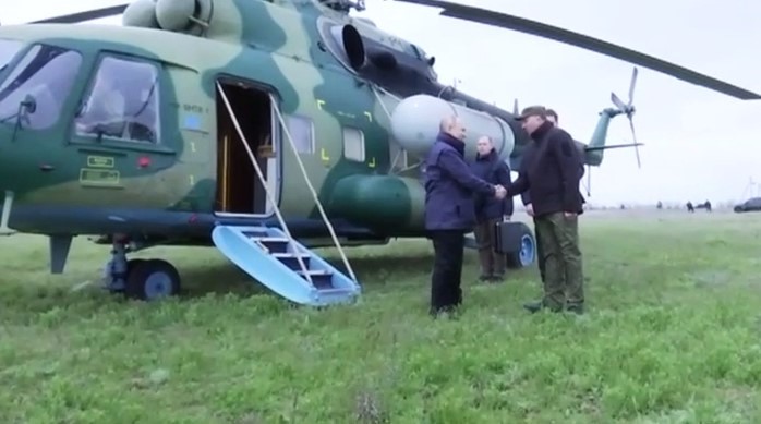 Роспропаганда заявила, что Путин «посетил» оккупированные Херсонскую и Луганскую области