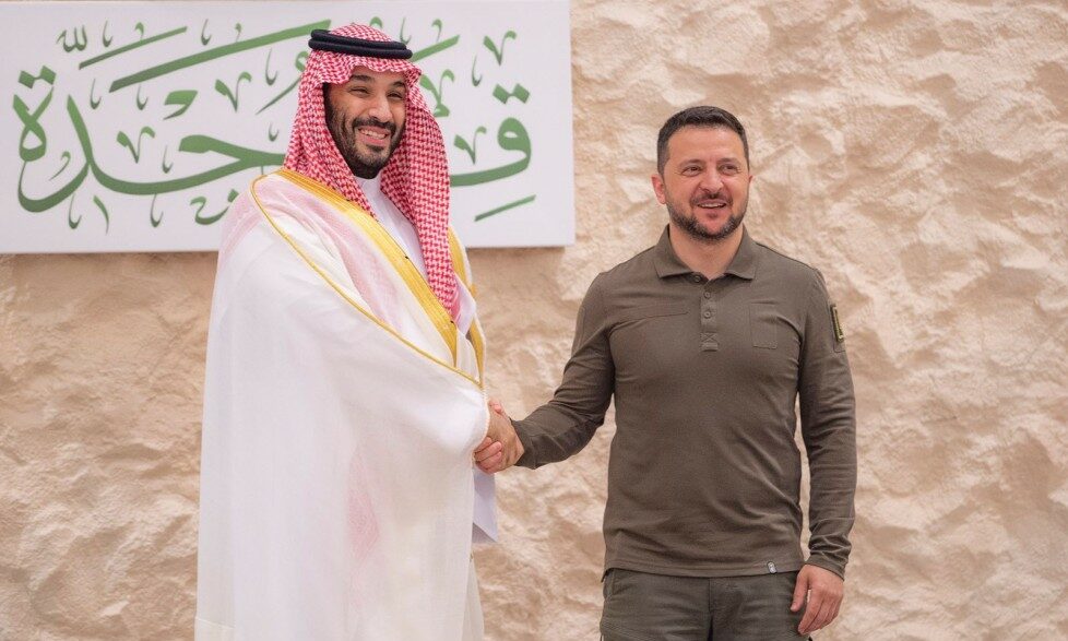 (Доповнено) Зеленський у Саудівській Аравії зустрівся з принцем Мухаммадом бін Салманом аль-Саудом