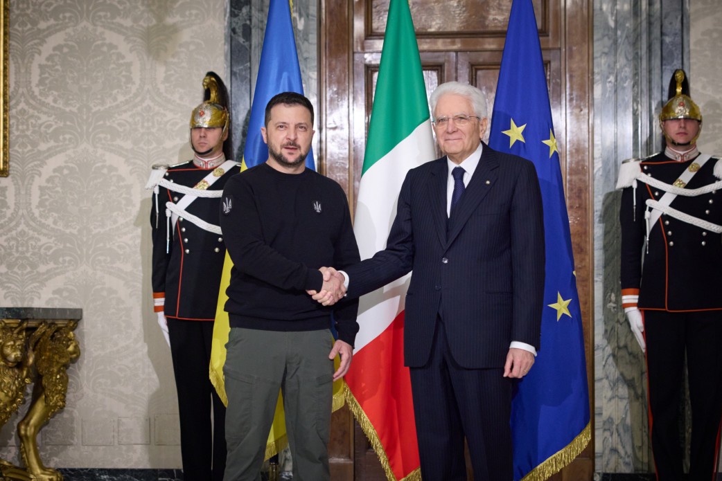 Зеленський зустрівся з президентом Італії в Римі (ФОТО)