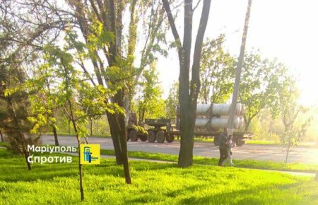 У Маріуполі окупанти перевозять комплекти з ракетами С-300 у бік Запоріжжя — Андрющенко (ФОТО)