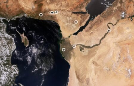 Супутник ESA показав частину Землі, яка об’єднує три континенти