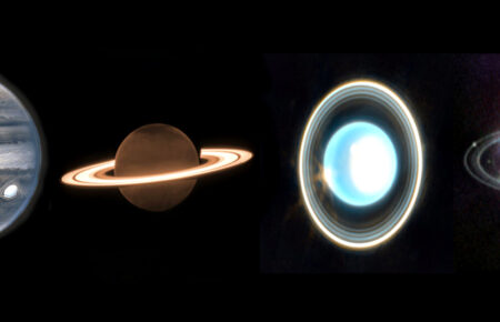 Телескоп «Джеймс Вебб» по-новому показав усі чотири планети-гіганти Сонячної системи