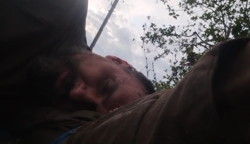 Сенцов записав відео одразу після контузії на фронті