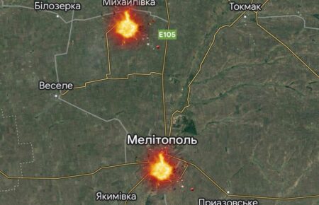 У Мелітополі та передмісті пролунали потужні вибухи