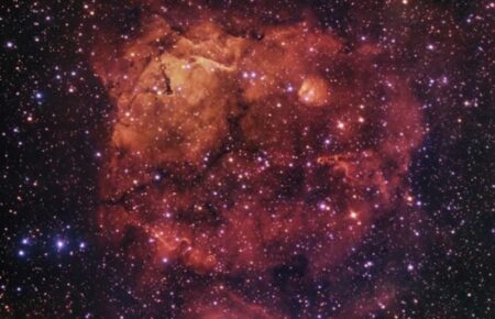 Телескоп показав зображення туманності Усміхнений кіт у сузірʼї Єдинорога