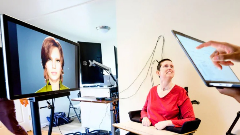 Парализованная женщина впервые в мире «заговорила» через цифровой аватар собственным голосом
