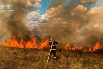 Вікторія Рубан: Впродовж останніх 2 тижнів середня кількість виїздів через пожежі на Київщині — понад 30 на добу 