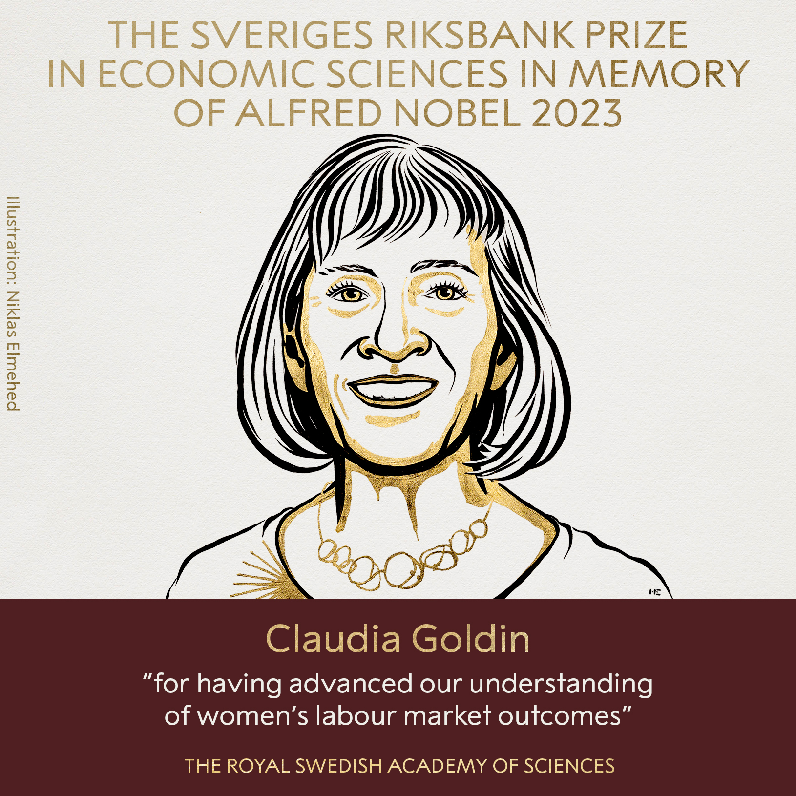 Нобелівську премію з економіки отримала професорка Клаудія Голдін