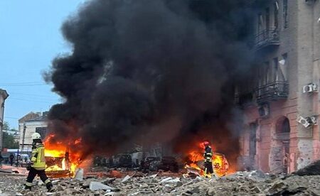 Ракетний удар по Харкову: пошкоджені майже 90 будівель