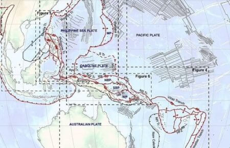 Знайдено тектонічну плиту, яка колись займала чверть Тихого океану