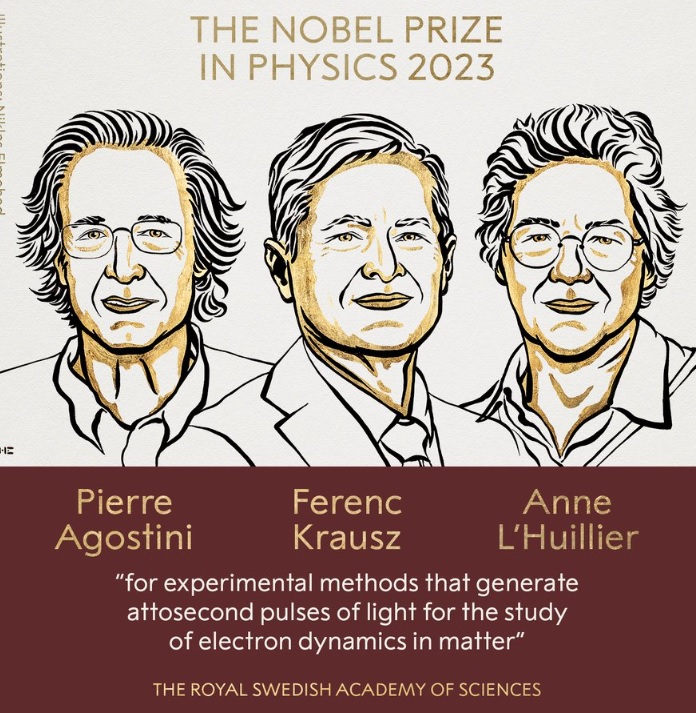 Нобелевскую премию по физике присудили за изучение электронов и природы света