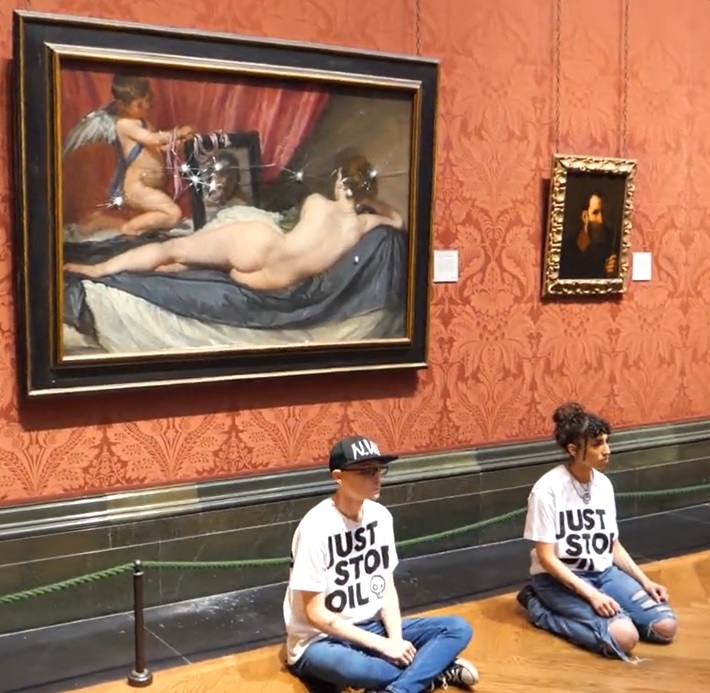 У Лондоні екоактивісти розбили захисне скло картини Дієго Веласкеса «Венера із дзеркалом»