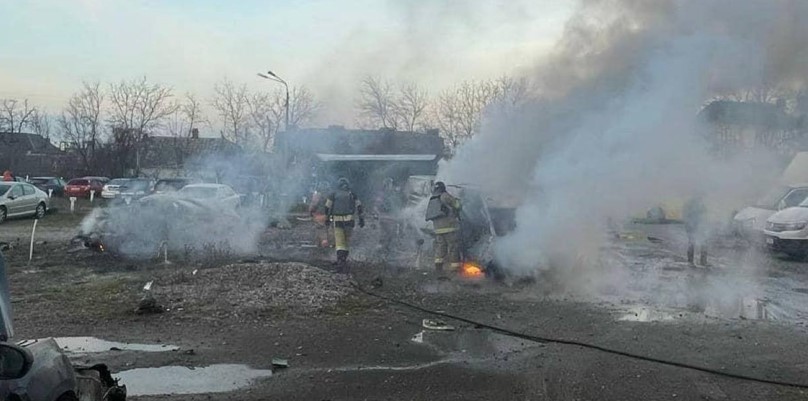 Атака на Київ: у кількох районах спалахнули пожежі, є постраждалі