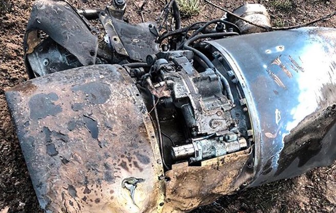 На Полтавщині російська ракета впала на подвір'я, але не вибухнула