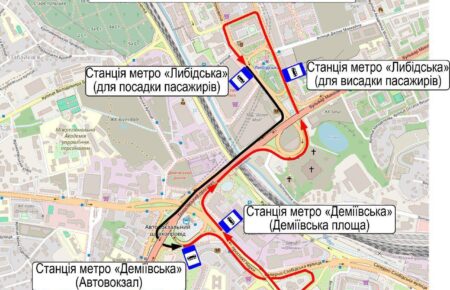 В Киеве запустили автобус между станциями Лыбедская и Демеевская