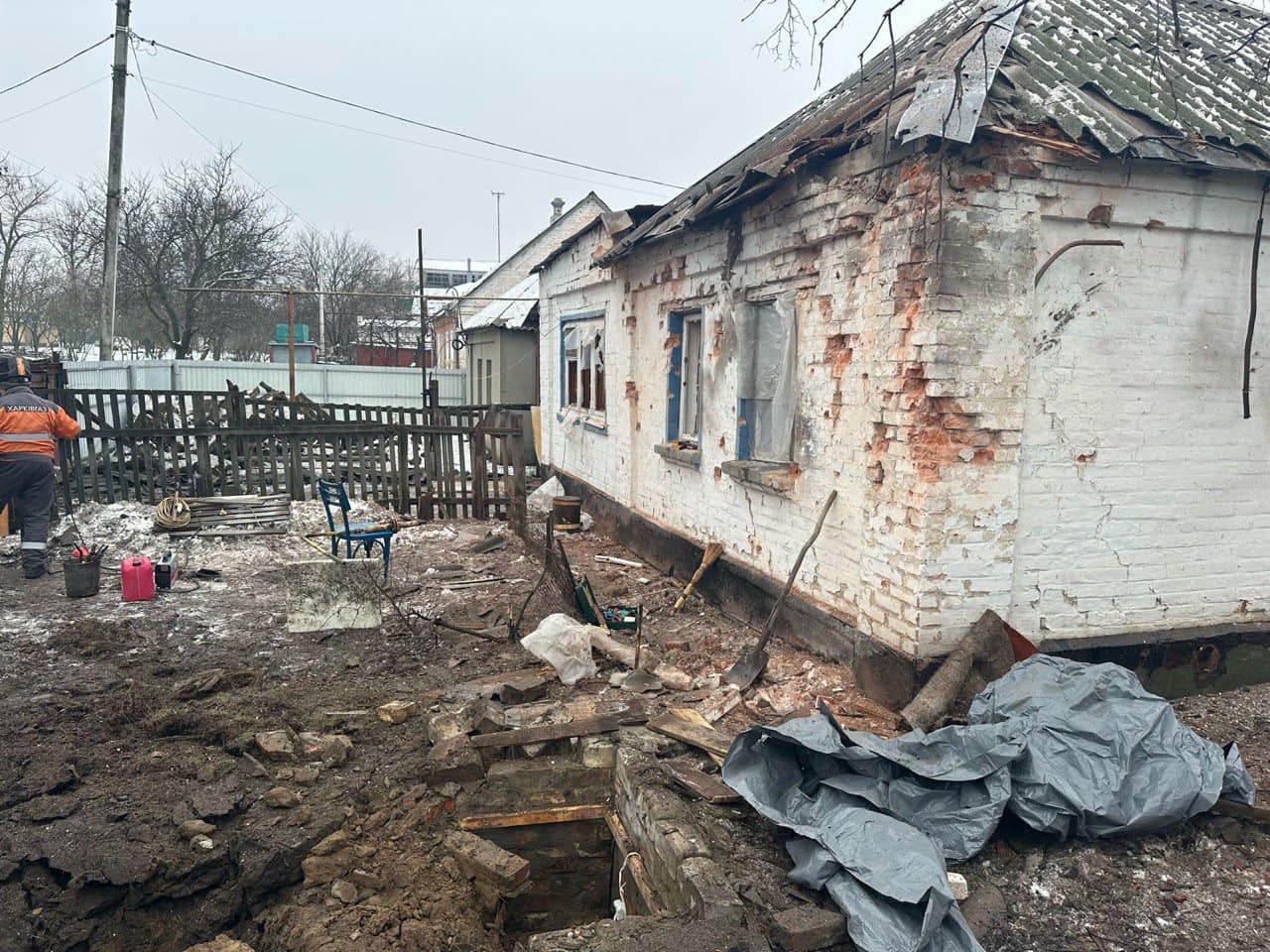 Ворог знову обстріляв Куп'янськ — поранений поліцейський, є руйнування