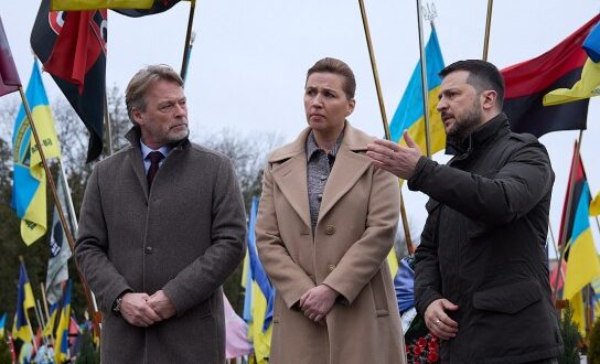 The Prime Minister of Denmark, Mette Frederiksen, has arrived in Ukraine with an official visit