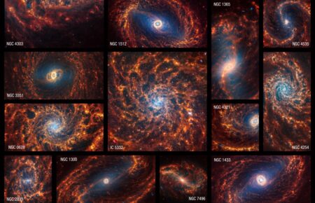 Телескоп James Webb зробив світлини 19 сусідніх галактик