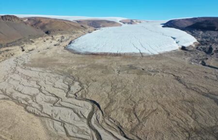 На місці розталих льодовиків Гренландії утворюються болота