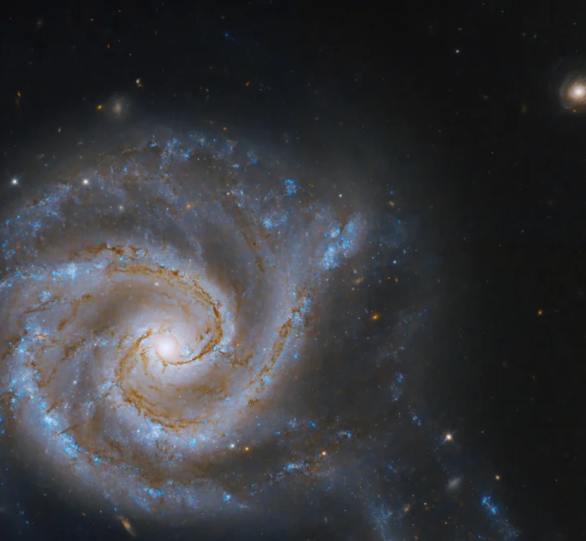 Телескоп «Хаббл» показує частину галактичної пари